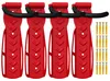 4 x WELLGRO Wand Fahrradhalter - Stahl Fahrrad Produktbild-Vorschau 2