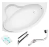 Aqua For You | Besco Badewanne Asymmetrisch Ada Links - Produktbild-Vorschau 1