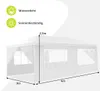 GOPLUS 3 x 6 m Partyzelt, Pavillon Zelt mit 6 Abnehmbaren Produktbild-Vorschau 6