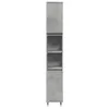 vidaXL Armoire de salle de bain gris béton 30x30x190 cm Voir les images du produit 4
