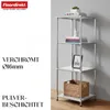 Floordirekt Concept Epure MK-005 Metallregal, B30×T30×H89 Produktbild-Vorschau 3