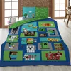 Minecraft Bettwäsche Set für Jungen 135x200 80x80 cm Gaming Produktbild-Vorschau 1