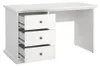 CALICOSY - Bureau 3 tiroirs blanc L130 cm - SOFIA Voir les images du produit 3