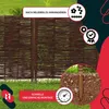 KOTARBAU® Wiklinowe obrzeze rabatowe 60 x 60 cm Wiklinowe Podgląd zdjęcia produktu 7