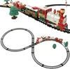 A festive toy train set with Santa and sleigh, shown on its tracks. Náhľad obrázku produktu