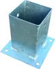 6x Pfostenträger für Zaunpfosten 9x9cm zum Aufschrauben Produktbild-Vorschau 2