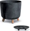 Topf auf Beinen anthrazit GRACIA TUBUS BETON EFFECT Produktbild-Vorschau 2