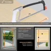 Bambus-Raffrollo, Klemmfix, 50 x 130 cm, natur für Fenster Produktbild-Vorschau 5