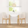 vidaXL Chaises de salle à manger avec coussins 2 pcs. Bois Voir les images du produit 3