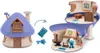 A toy playset depicting a Smurf house that opens up to reveal interior details and a Smurf figure. Anteprima dell’immagine prodotto