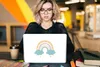 MuchoWow® Laptop Aufkleber Sticker Cover Regenbogen - Produktbild-Vorschau 5