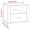 vidaXL Noční stolek Sonoma Oak 60x36x45 cm výrobek ze dřeva Náhled obrázku produktu 8
