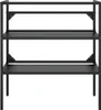 vidaXL Rám umývadla do kúpeľne čierny 79x38x83 cm železo Náhľad obrázku produktu 3