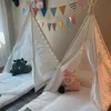 Dětský stan Tipi, vnitřní a venkovní stan na hraní, plátěný Náhled obrázku produktu 6