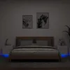 A bedroom scene with a bed and two nightstands. Produktbild-Vorschau