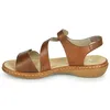 Sandales Rieker pour femmes  Sandales plates - Cognac - Voir les images du produit 28
