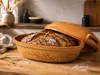 KERAZO 4,5 Liter Brotbackform mit Deckel und Getreidemuster Produktbild-Vorschau 4