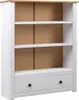 vidaXL Libreria bianca 80 x 35 x 110 cm Legno massello di Anteprima dell’immagine prodotto 8