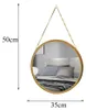 Solidchoice – Runder Wandspiegel, 35 cm Durchmesser, mit Produktbild-Vorschau 3