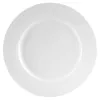 A top-down view of a white dessert plate on a white background. Produktbild-Vorschau
