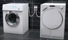 A washing machine and a dryer are shown plugged into a wall socket. Anteprima dell’immagine prodotto