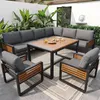 Garten-Lounge-Set 8 Personen 7-teilig – Sitzgruppe aus Produktbild-Vorschau 1