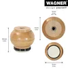 WAGNER Möbelbein BUCHE Holz Kugel - Ø 75 x 55 mm, natur, Produktbild-Vorschau 2