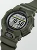 A close-up, angled view of a green Casio G-Shock digital watch. Produktbild-Vorschau