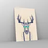Bilder auf glas - Einteilig - Hirsch Abstraktion - 70x100cm Produktbild-Vorschau 4
