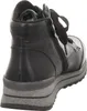 A black leather boot with a thick gray sole is shown from the side and back. Anteprima dell’immagine prodotto