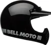 BELL Moto-3 Classic Helm - Glänzend Schwarz Produktbild-Vorschau 4