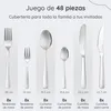 Deleca Essential cubertería 48 piezas para 8 personas, Vista previa de la imagen del producto 2
