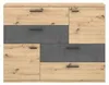 Kommode Sideboard SKIVE Optik: Artisan Eiche / Betonoptik Produktbild-Vorschau 2