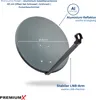 PremiumX PXA60 Satellitenschüssel 60cm ALU Anthrazit Produktbild-Vorschau 2
