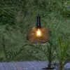 LED Solar Lampe SUNLIGHT - warmweiße LED - H: 24cm, D: 19cm - hängend - schwarz Anteprima dell’immagine prodotto