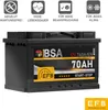 BSA EFB Batterie 70Ah 12V Start Stop Batterie Autobatterie Produktbild-Vorschau 2