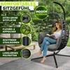 tillvex® Hängesessel mit Gestell Outdoor & wetterfester Produktbild-Vorschau 3