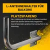 Extralink Linke seitliche Wandhalterung für Antenne 600 mm, Produktbild-Vorschau 5