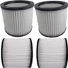 Four vacuum cleaner filters are arranged in a two-by-two grid on a white background. Produktbild-Vorschau