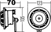 Corno B133 24V 500Hz 118dB(A) Anteprima dell’immagine prodotto 6