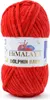 A ball of red yarn with a label. Podgląd zdjęcia produktu