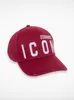 Berretto Dsquared2 Bordeaux con logo Icon e DS2 taglia Anteprima dell’immagine prodotto 7