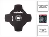 Metabo 628433000, Bürstenschneider-Klinge, Schwarz, Metabo Produktbild-Vorschau 2