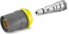 Two parts of a quick coupling system are shown against a white background. Produktbild-Vorschau