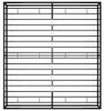 vidaXL Posteľný rošt čierny kov 200x200 cm Náhľad obrázku produktu 5