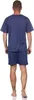 Herren Pyjama Short und T-Shirt Schlafanzug, Dunkelblau/M Produktbild-Vorschau 3