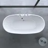 doporro Freistehende Badewanne inkl. Armatur Vicenza605 Produktbild-Vorschau 5