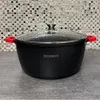 Mramorový hrniec s pokrievkou, 14 L, 36 cm, nepriľnavý, Náhľad obrázku produktu 2