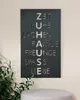 Gilde Wandrelief, rechteckig, "Zuhause", Spruch, Metall, Produktbild-Vorschau 2