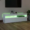 vidaXL TV-Schrank mit LED-Leuchten Weiß 120x35x40 cm Produktbild-Vorschau 5